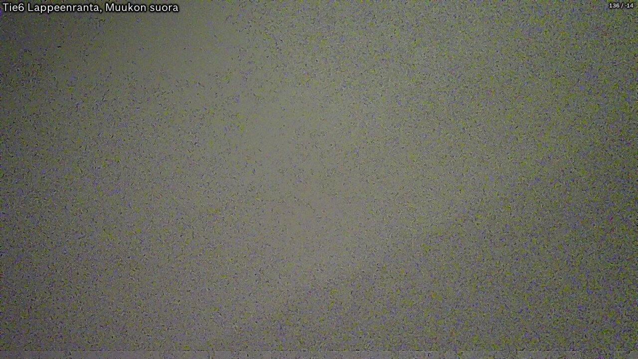 Weather Camera Image Tie 6 Villmanstrand, Muukko rakan, Lappeenranta, Etelä-Karjala