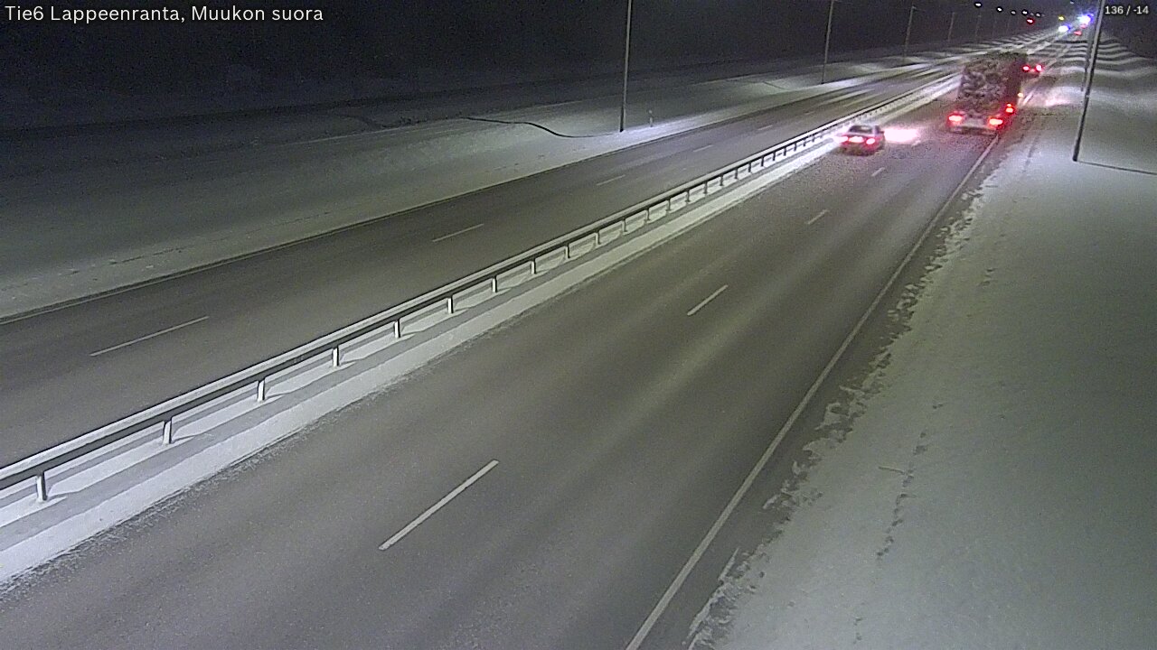 Kelikamerat Kuva Tie 6 Lappeenranta, Muukon suora, Lappeenranta, Etelä-Karjala