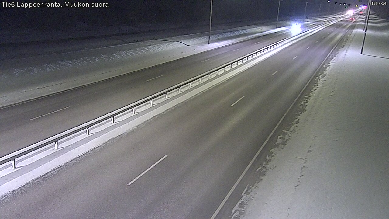 Kelikamerat Kuva Tie 6 Lappeenranta, Muukon suora, Lappeenranta, Etelä-Karjala