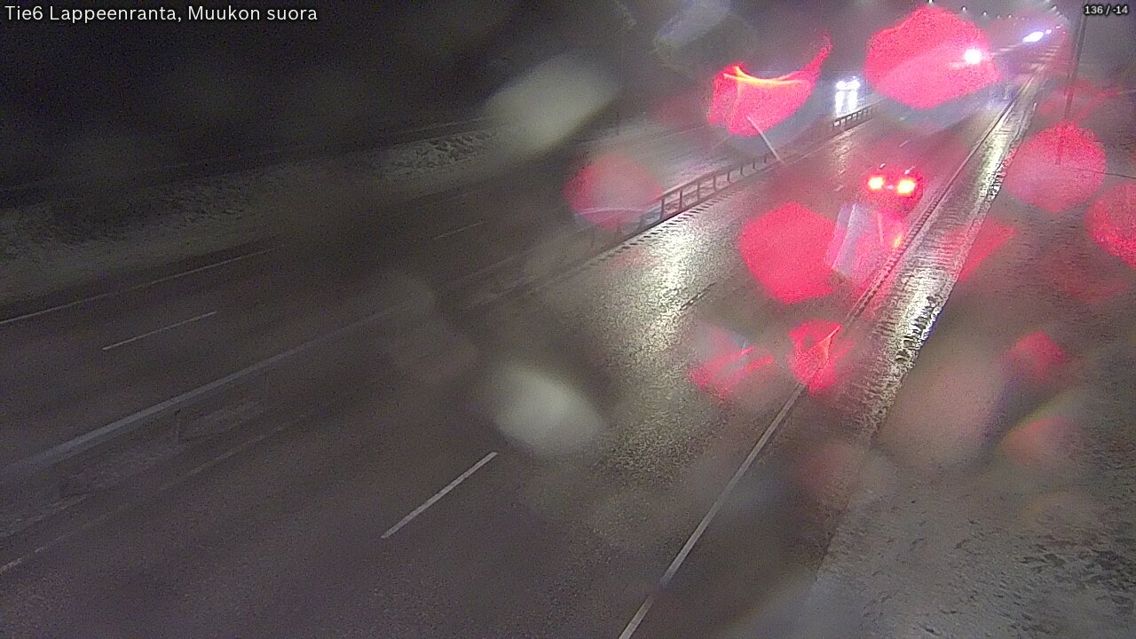 Weather Camera Image Tie 6 Villmanstrand, Muukko rakan, Lappeenranta, Etelä-Karjala