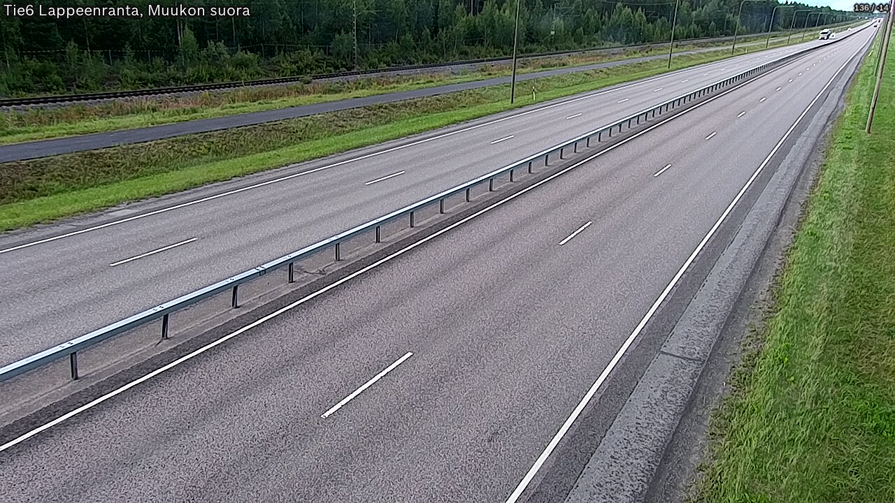 Kelikamerat Kuva Tie 6 Lappeenranta, Muukon suora, Lappeenranta, Etelä-Karjala