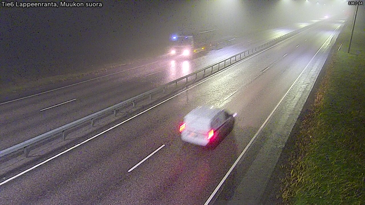 Kelikamerat Kuva Tie 6 Lappeenranta, Muukon suora, Lappeenranta, Etelä-Karjala