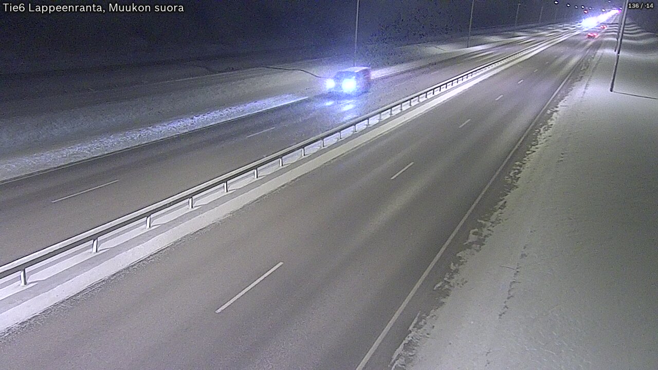 Kelikamerat Kuva Tie 6 Lappeenranta, Muukon suora, Lappeenranta, Etelä-Karjala