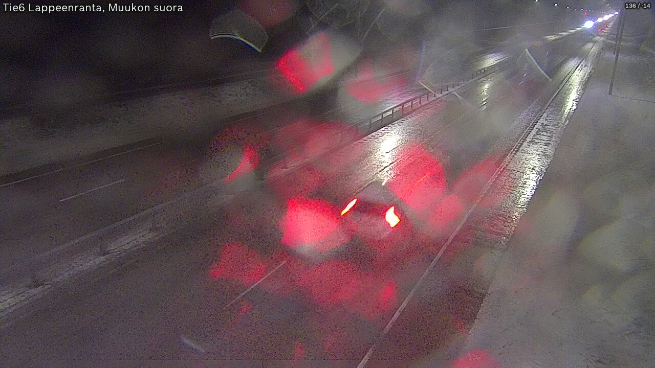 Weather Camera Image Tie 6 Villmanstrand, Muukko rakan, Lappeenranta, Etelä-Karjala