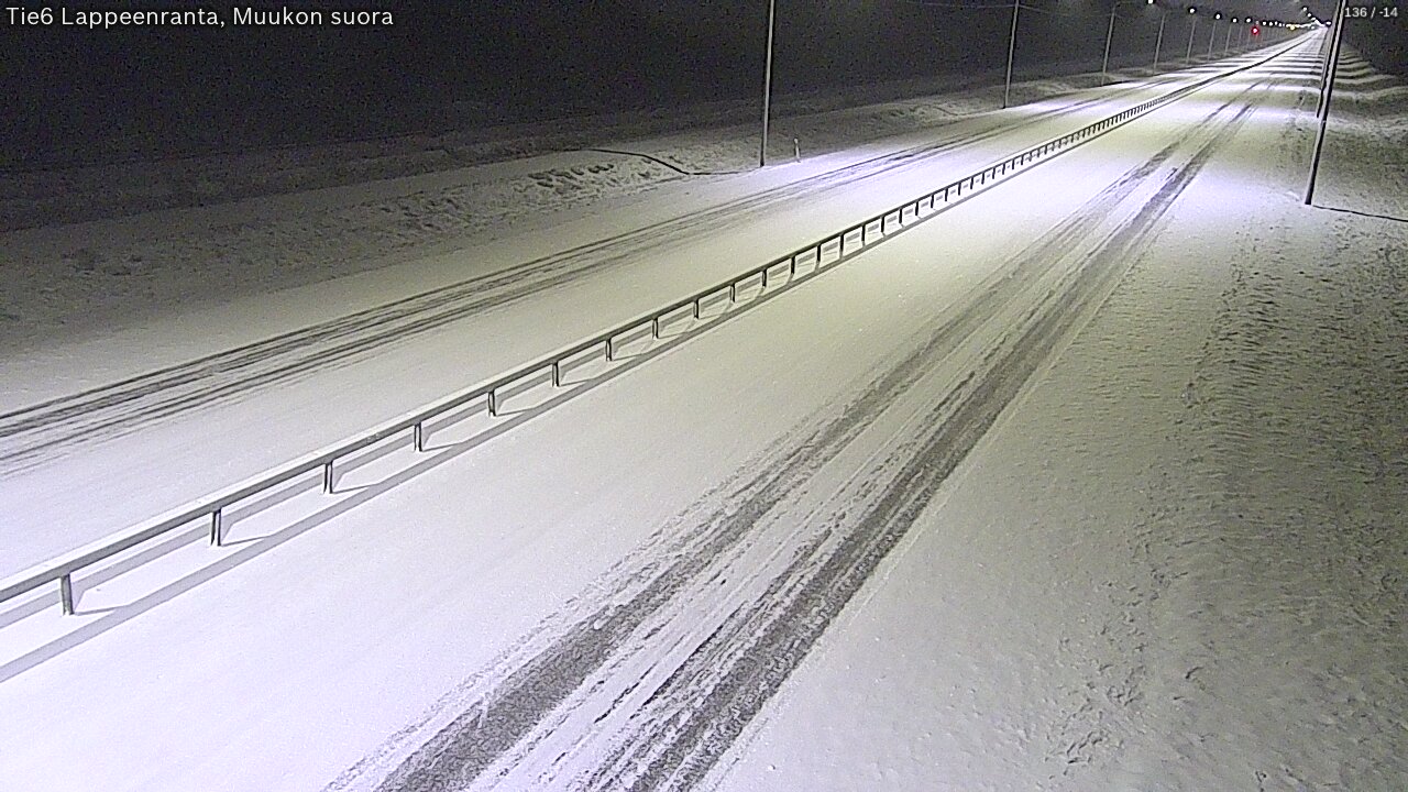 Kelikamerat Kuva Tie 6 Lappeenranta, Muukon suora, Lappeenranta, Etelä-Karjala