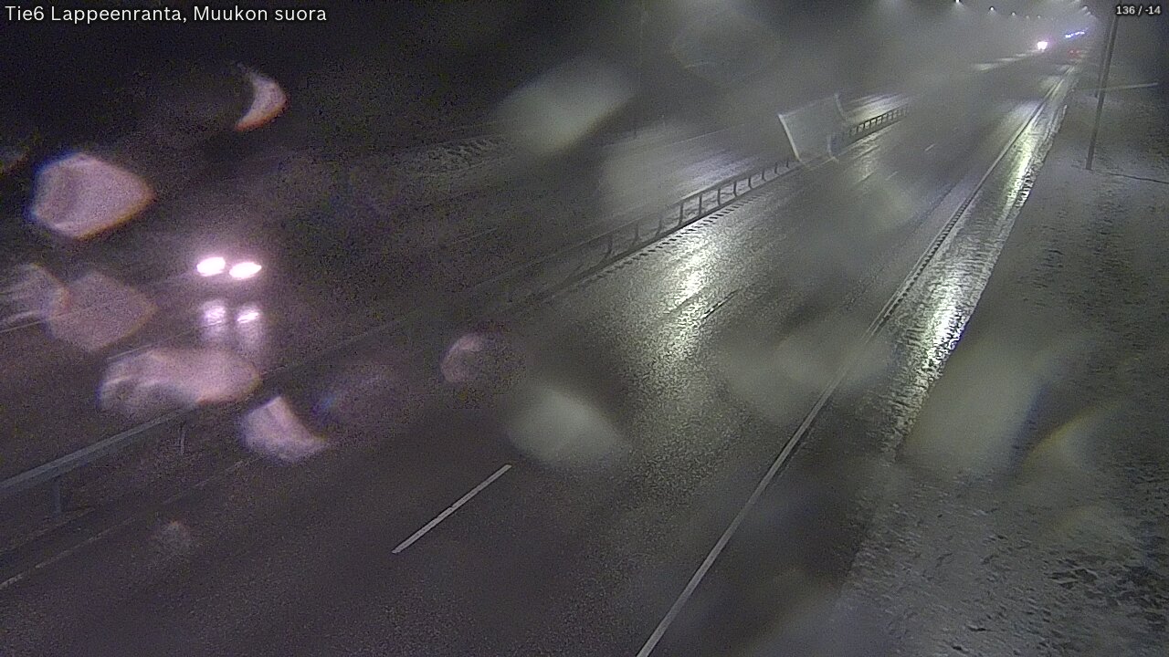 Weather Camera Image Tie 6 Villmanstrand, Muukko rakan, Lappeenranta, Etelä-Karjala