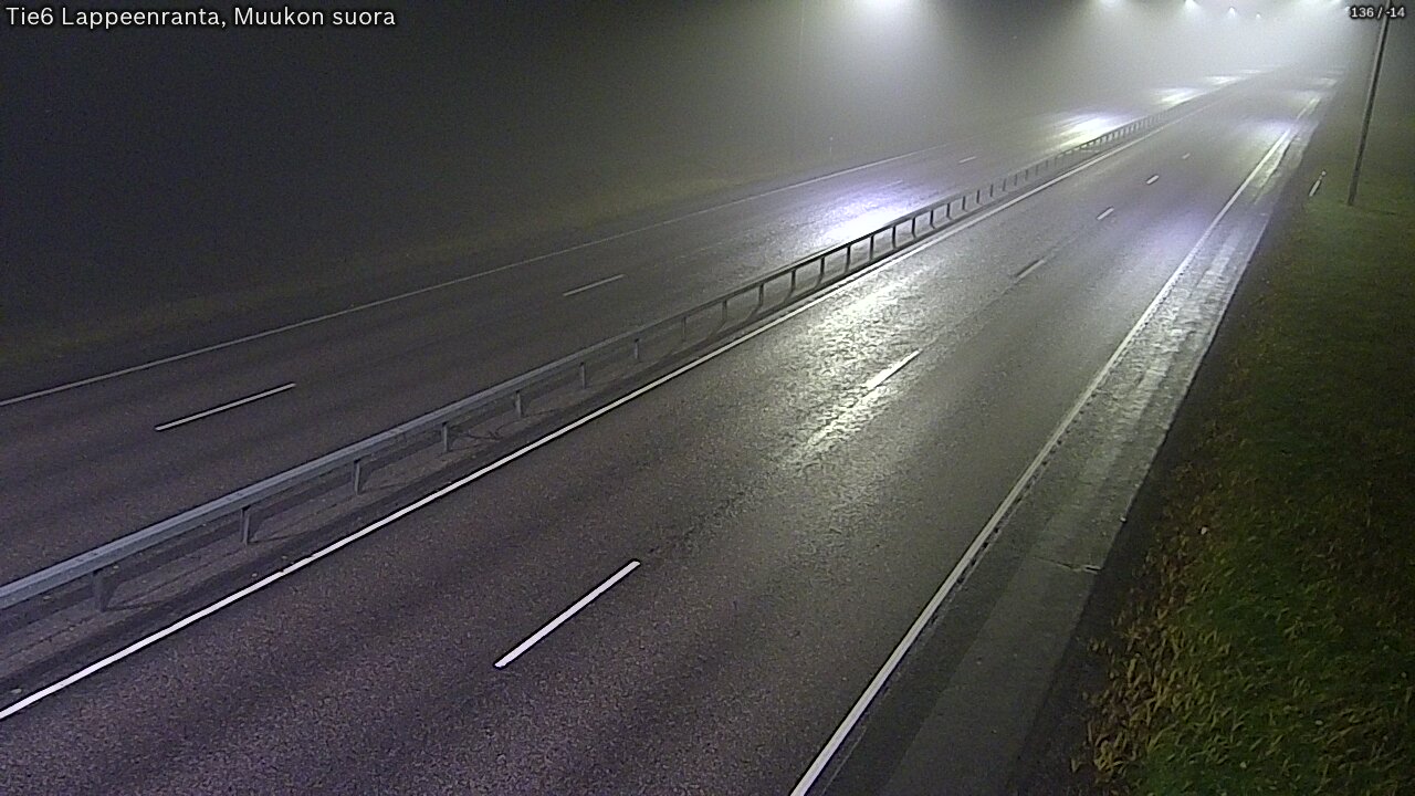 Kelikamerat Kuva Tie 6 Lappeenranta, Muukon suora, Lappeenranta, Etelä-Karjala