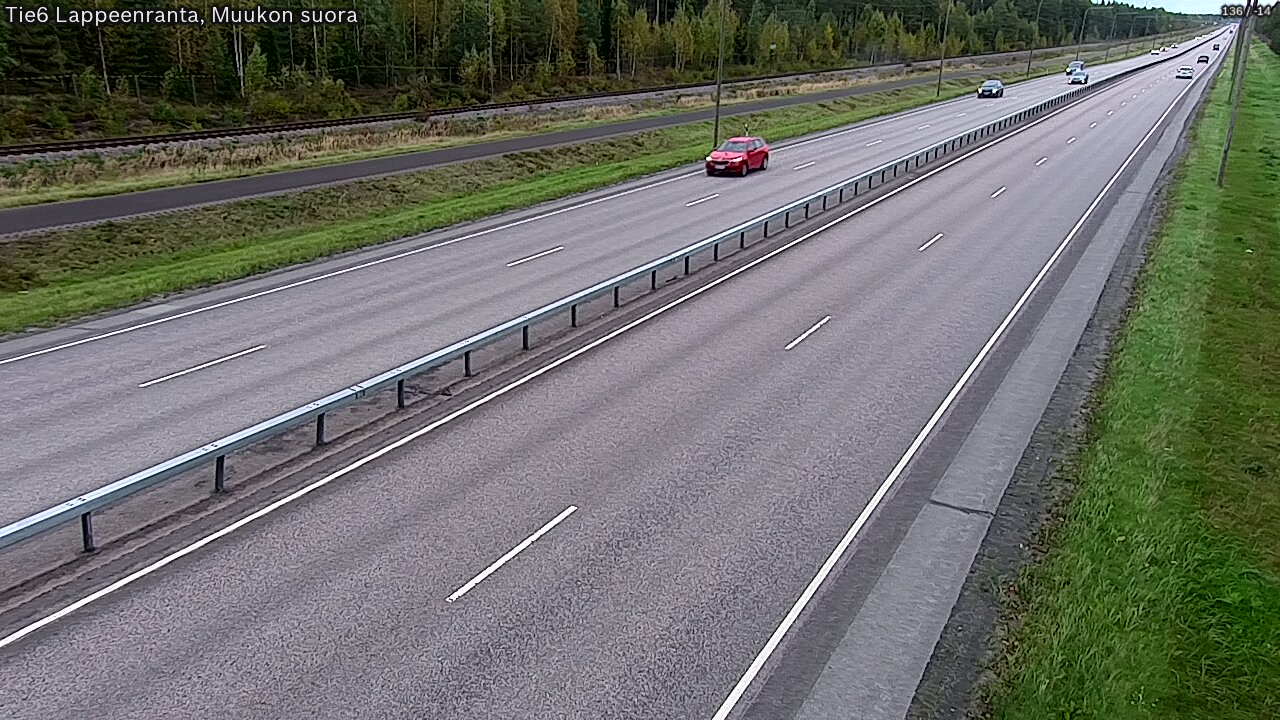 Kelikamerat Kuva Tie 6 Lappeenranta, Muukon suora, Lappeenranta, Etelä-Karjala