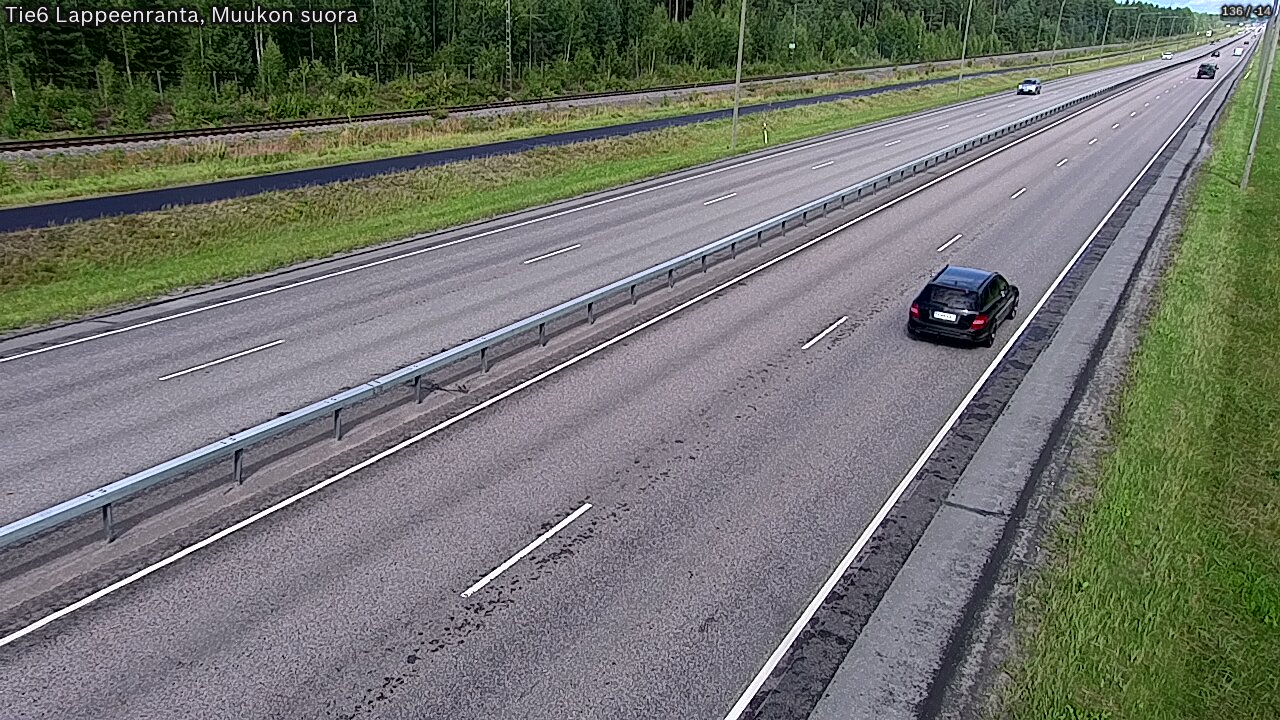 Kelikamerat Kuva Tie 6 Lappeenranta, Muukon suora, Lappeenranta, Etelä-Karjala