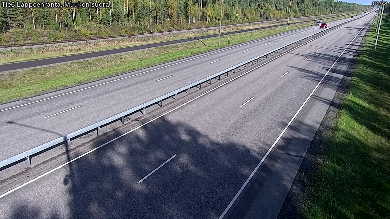 Kelikamerat Kuva Tie 6 Lappeenranta, Muukon suora, Lappeenranta, Etelä-Karjala