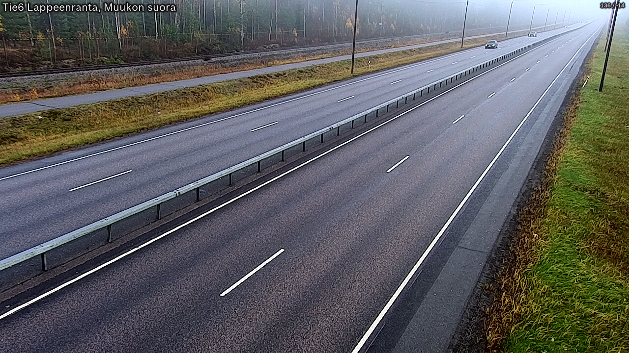 Kelikamerat Kuva Tie 6 Lappeenranta, Muukon suora, Lappeenranta, Etelä-Karjala