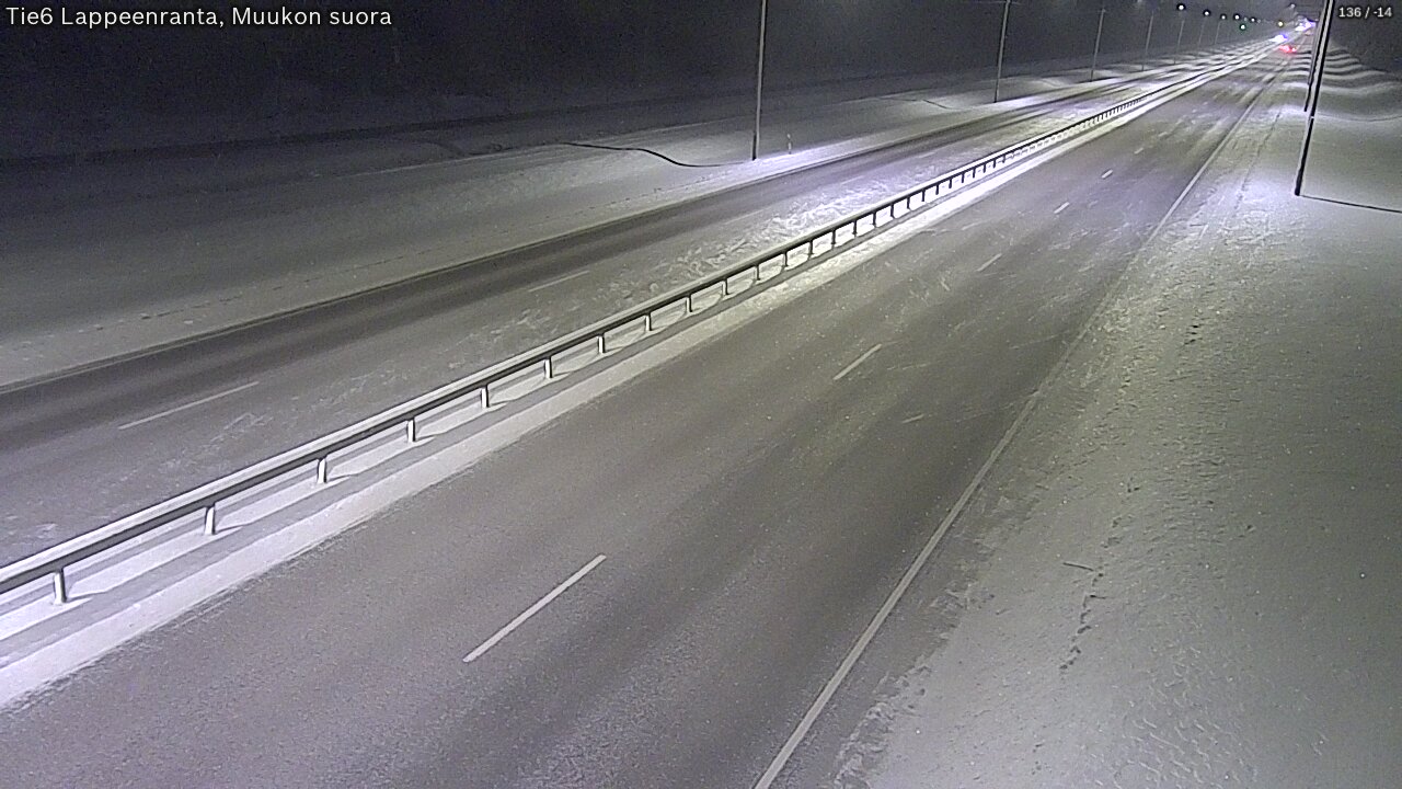 Weather Camera Image Tie 6 Villmanstrand, Muukko rakan, Lappeenranta, Etelä-Karjala