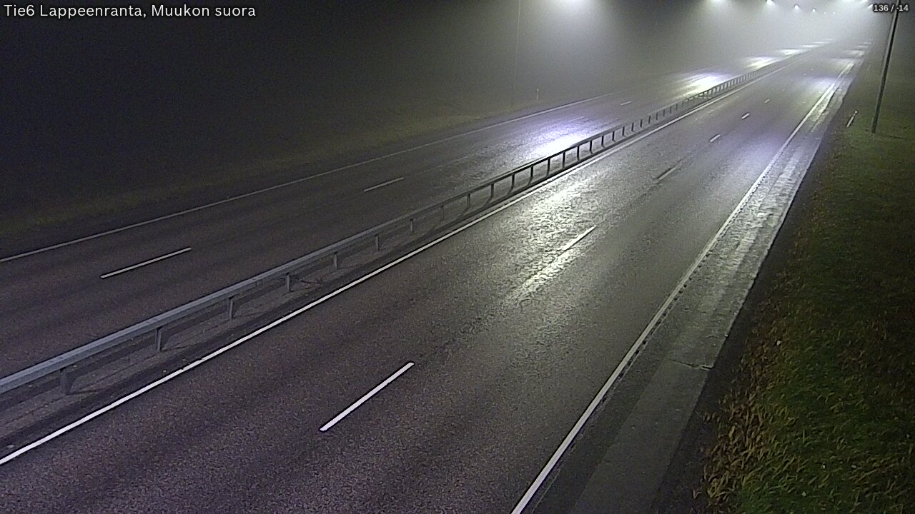 Kelikamerat Kuva Tie 6 Lappeenranta, Muukon suora, Lappeenranta, Etelä-Karjala