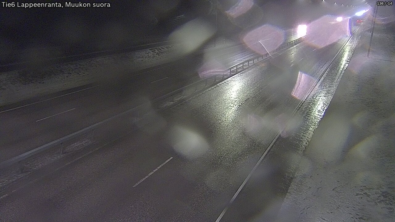 Weather Camera Image Tie 6 Villmanstrand, Muukko rakan, Lappeenranta, Etelä-Karjala