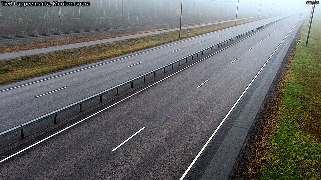 Kelikamerat Kuva Tie 6 Lappeenranta, Muukon suora, Lappeenranta, Etelä-Karjala