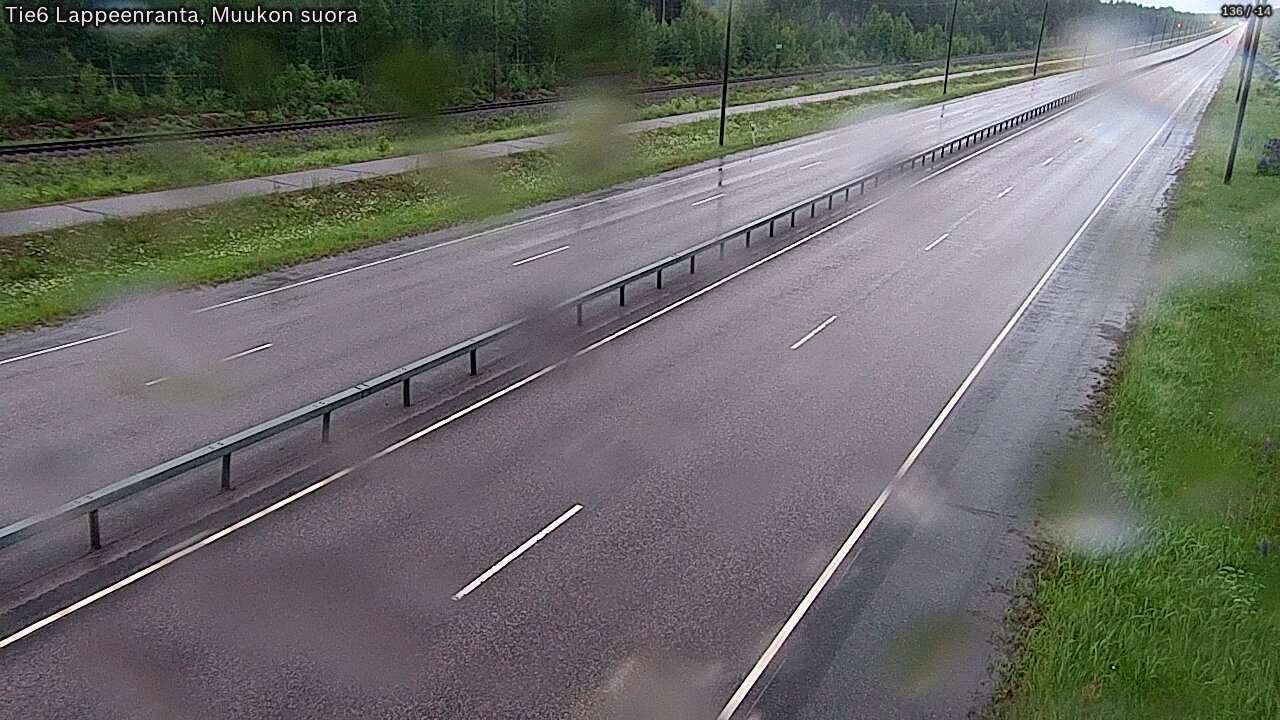 Kelikamerat Kuva Tie 6 Lappeenranta, Muukon suora, Lappeenranta, Etelä-Karjala