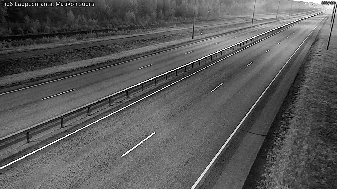 Kelikamerat Kuva Tie 6 Lappeenranta, Muukon suora, Lappeenranta, Etelä-Karjala
