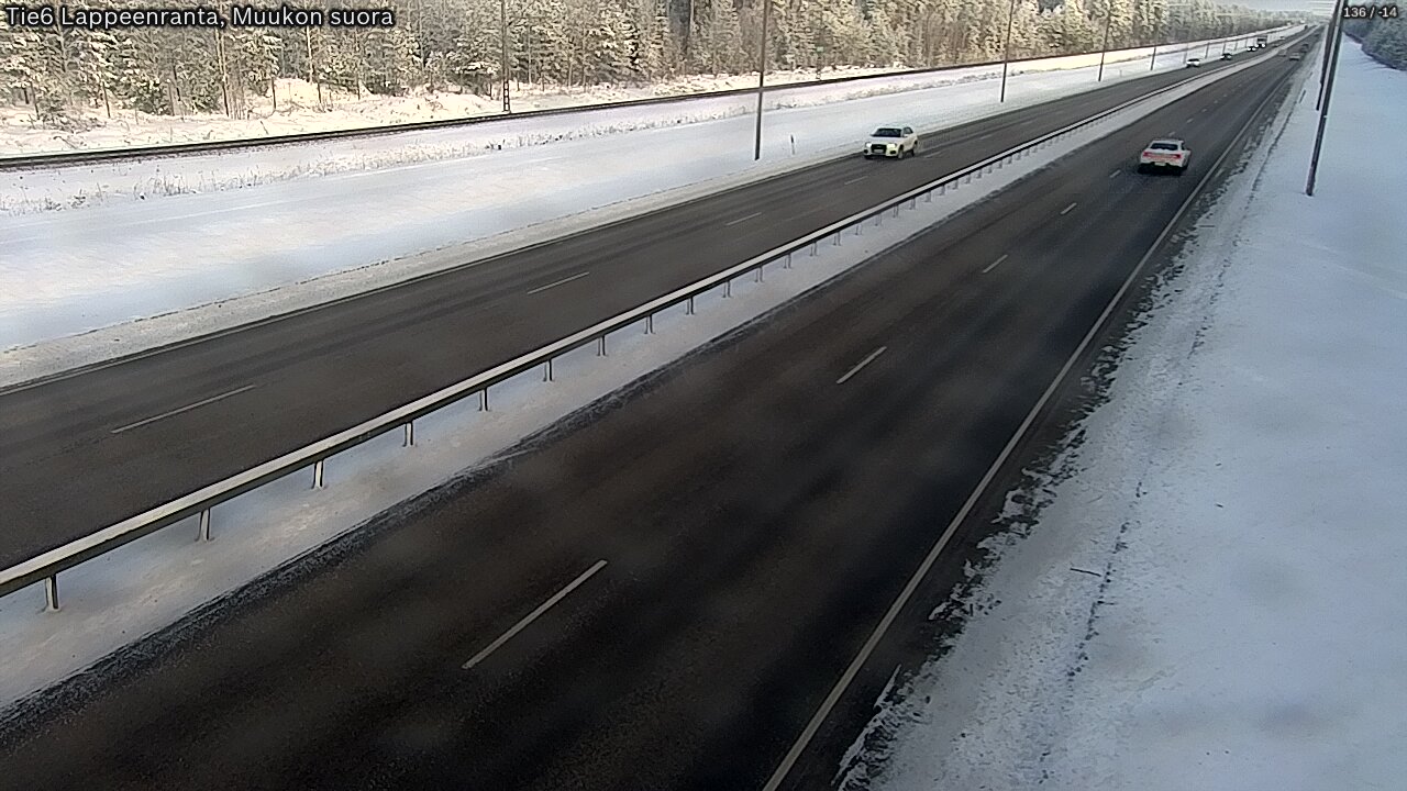 Kelikamerat Kuva Tie 6 Lappeenranta, Muukon suora, Lappeenranta, Etelä-Karjala