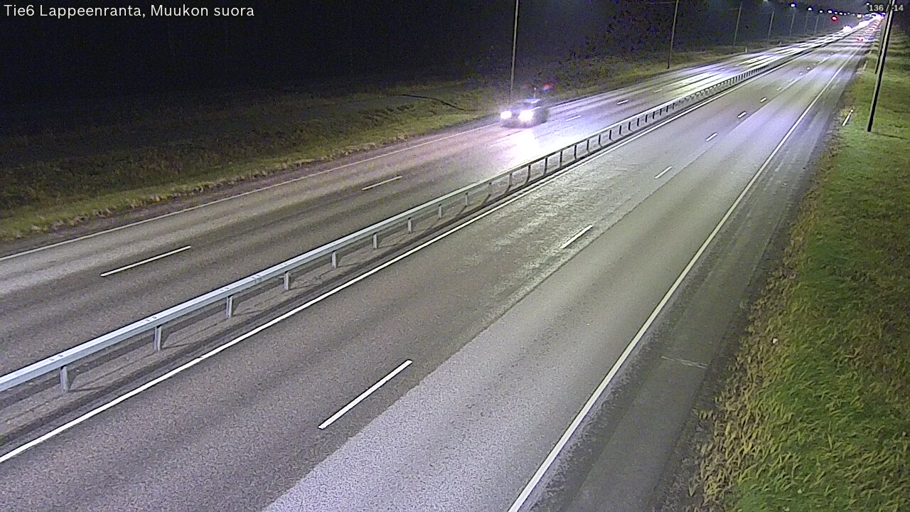 Weather Camera Image Tie 6 Villmanstrand, Muukko rakan, Lappeenranta, Etelä-Karjala