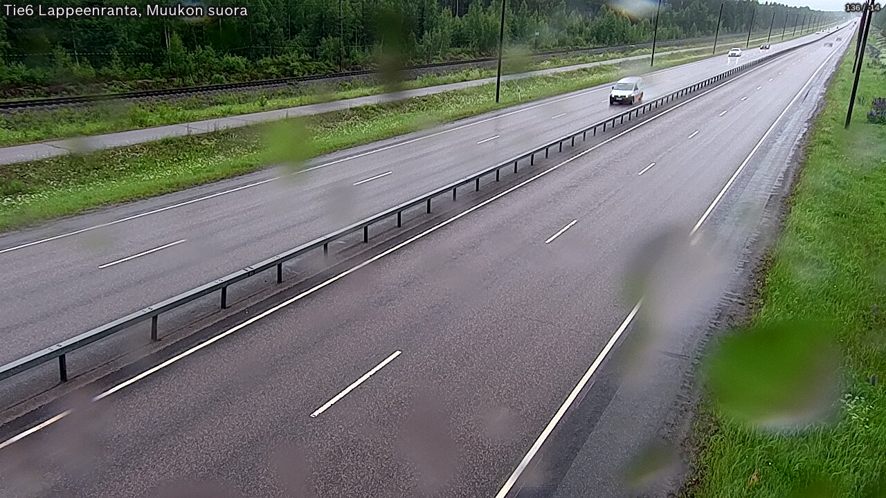 Kelikamerat Kuva Tie 6 Lappeenranta, Muukon suora, Lappeenranta, Etelä-Karjala