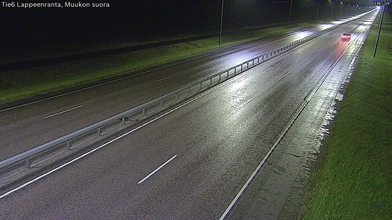 Kelikamerat Kuva Tie 6 Lappeenranta, Muukon suora, Lappeenranta, Etelä-Karjala