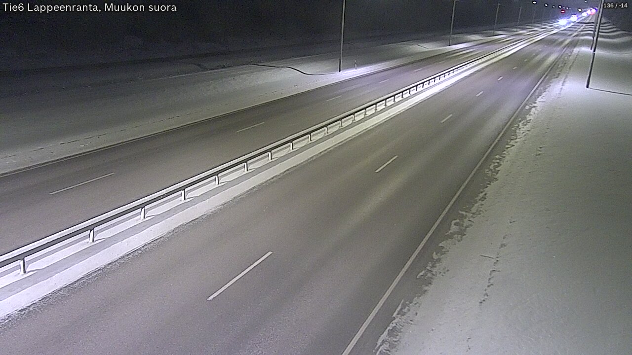 Kelikamerat Kuva Tie 6 Lappeenranta, Muukon suora, Lappeenranta, Etelä-Karjala