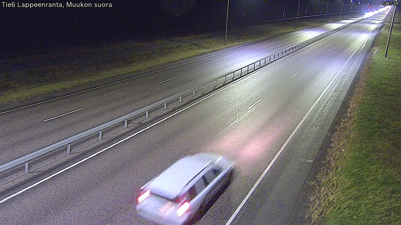 Weather Camera Image Tie 6 Villmanstrand, Muukko rakan, Lappeenranta, Etelä-Karjala