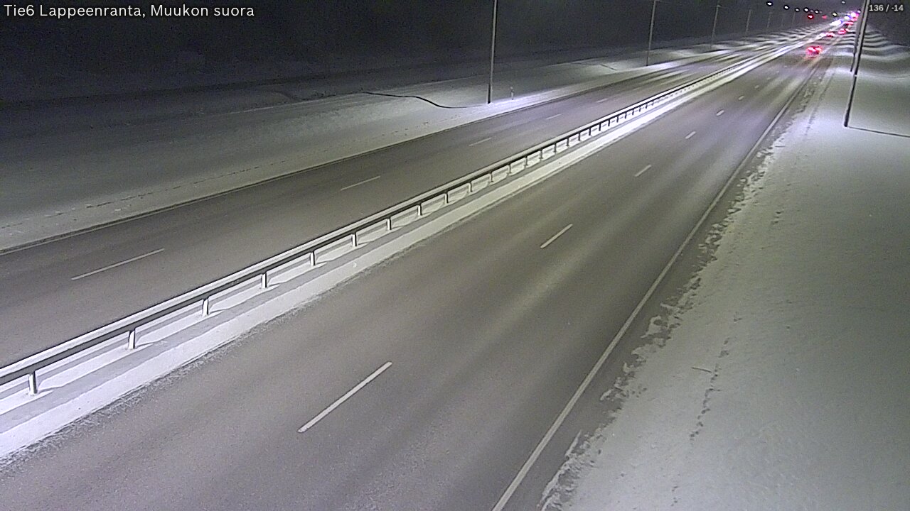 Kelikamerat Kuva Tie 6 Lappeenranta, Muukon suora, Lappeenranta, Etelä-Karjala