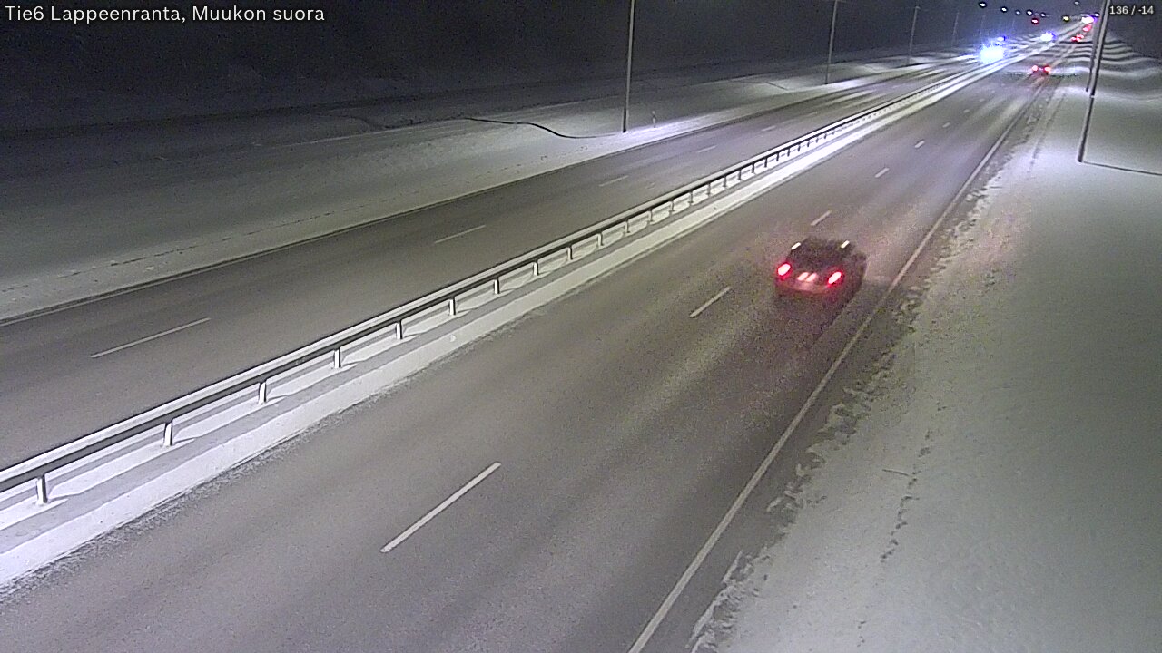 Kelikamerat Kuva Tie 6 Lappeenranta, Muukon suora, Lappeenranta, Etelä-Karjala