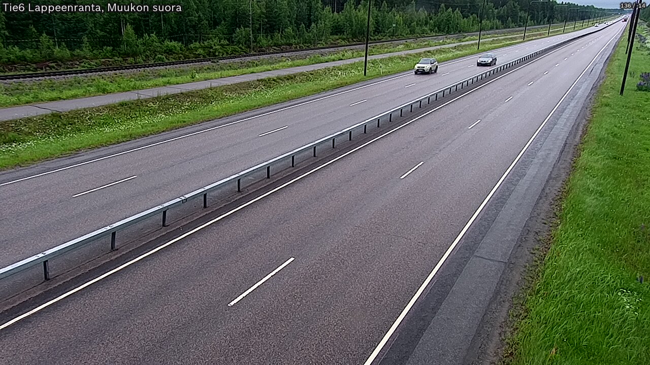 Kelikamerat Kuva Tie 6 Lappeenranta, Muukon suora, Lappeenranta, Etelä-Karjala