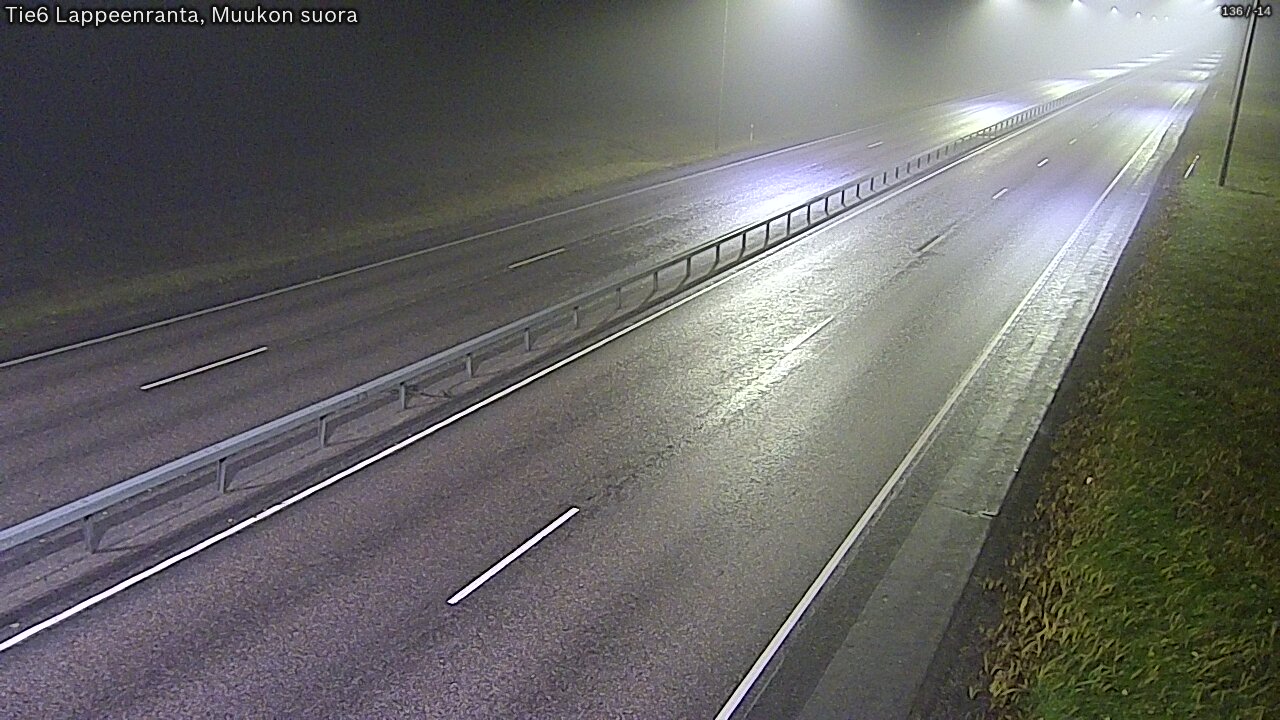 Kelikamerat Kuva Tie 6 Lappeenranta, Muukon suora, Lappeenranta, Etelä-Karjala