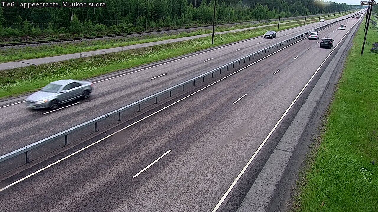 Kelikamerat Kuva Tie 6 Lappeenranta, Muukon suora, Lappeenranta, Etelä-Karjala