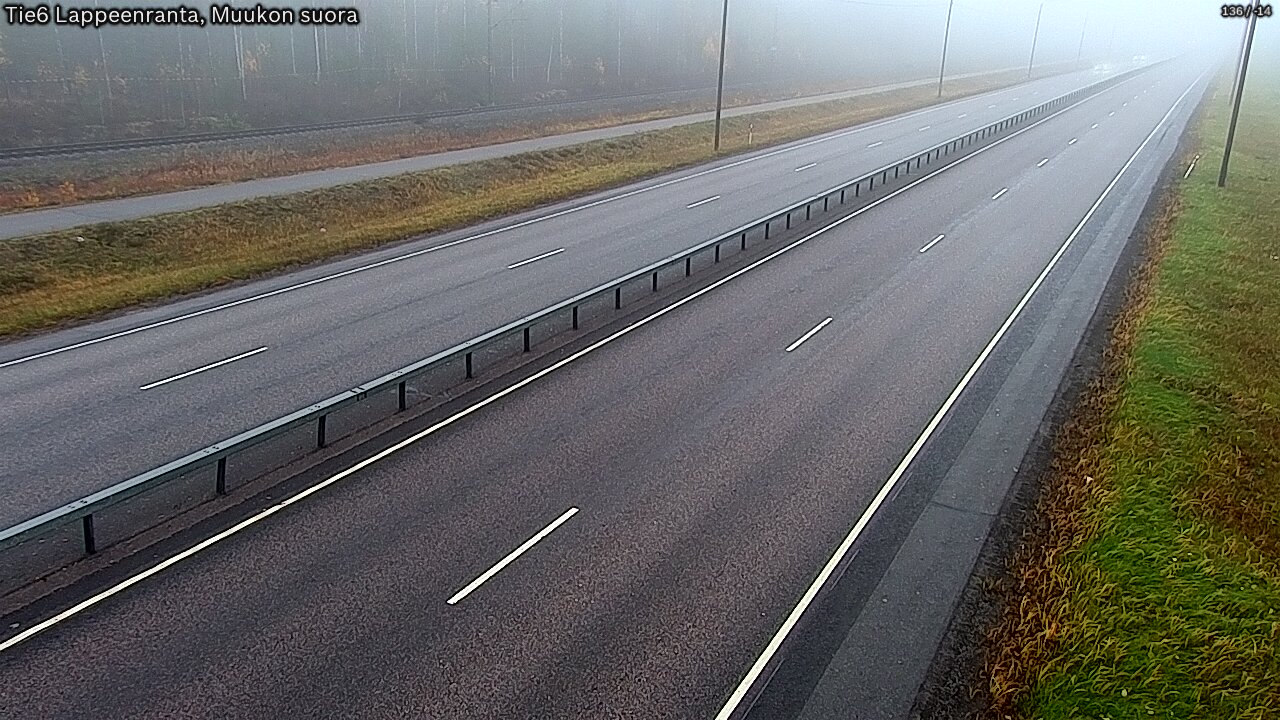 Kelikamerat Kuva Tie 6 Lappeenranta, Muukon suora, Lappeenranta, Etelä-Karjala