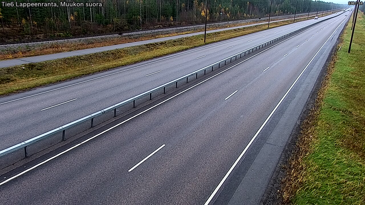 Kelikamerat Kuva Tie 6 Lappeenranta, Muukon suora, Lappeenranta, Etelä-Karjala