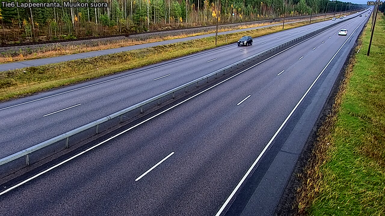 Kelikamerat Kuva Tie 6 Lappeenranta, Muukon suora, Lappeenranta, Etelä-Karjala