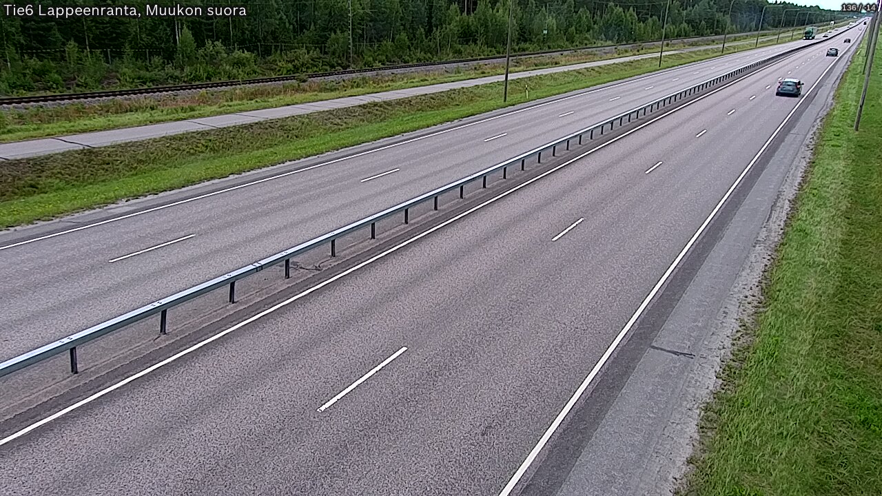Kelikamerat Kuva Tie 6 Lappeenranta, Muukon suora, Lappeenranta, Etelä-Karjala