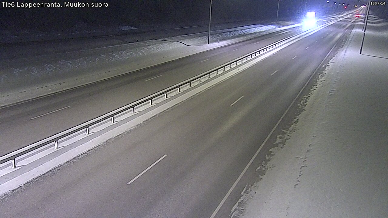 Kelikamerat Kuva Tie 6 Lappeenranta, Muukon suora, Lappeenranta, Etelä-Karjala