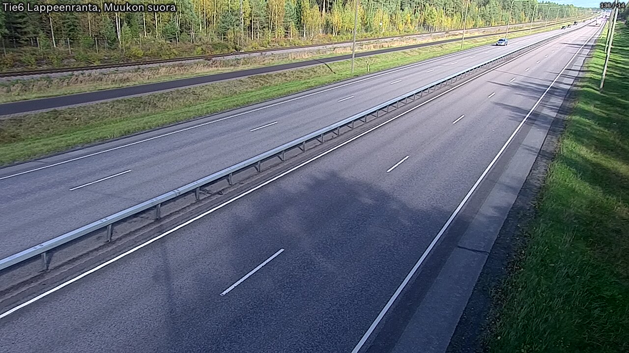 Kelikamerat Kuva Tie 6 Lappeenranta, Muukon suora, Lappeenranta, Etelä-Karjala