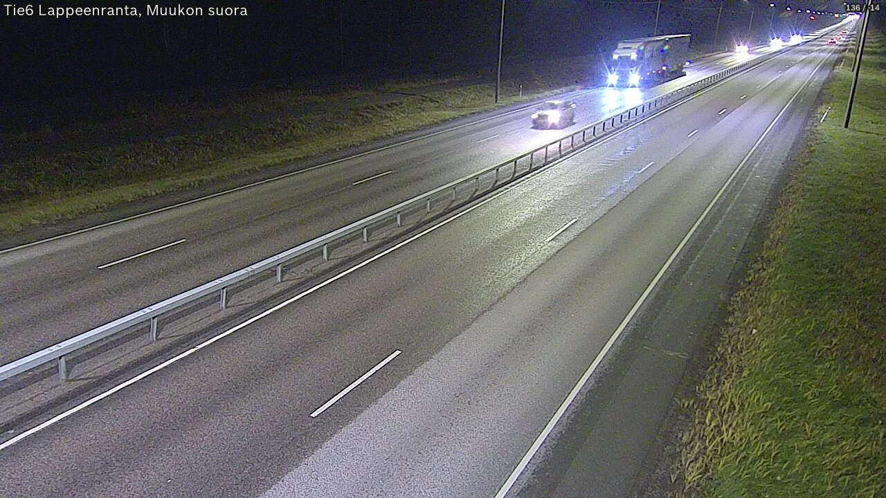 Weather Camera Image Tie 6 Villmanstrand, Muukko rakan, Lappeenranta, Etelä-Karjala