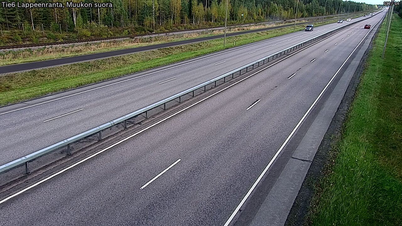 Kelikamerat Kuva Tie 6 Lappeenranta, Muukon suora, Lappeenranta, Etelä-Karjala