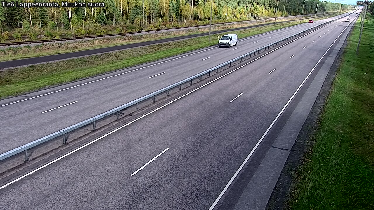 Kelikamerat Kuva Tie 6 Lappeenranta, Muukon suora, Lappeenranta, Etelä-Karjala