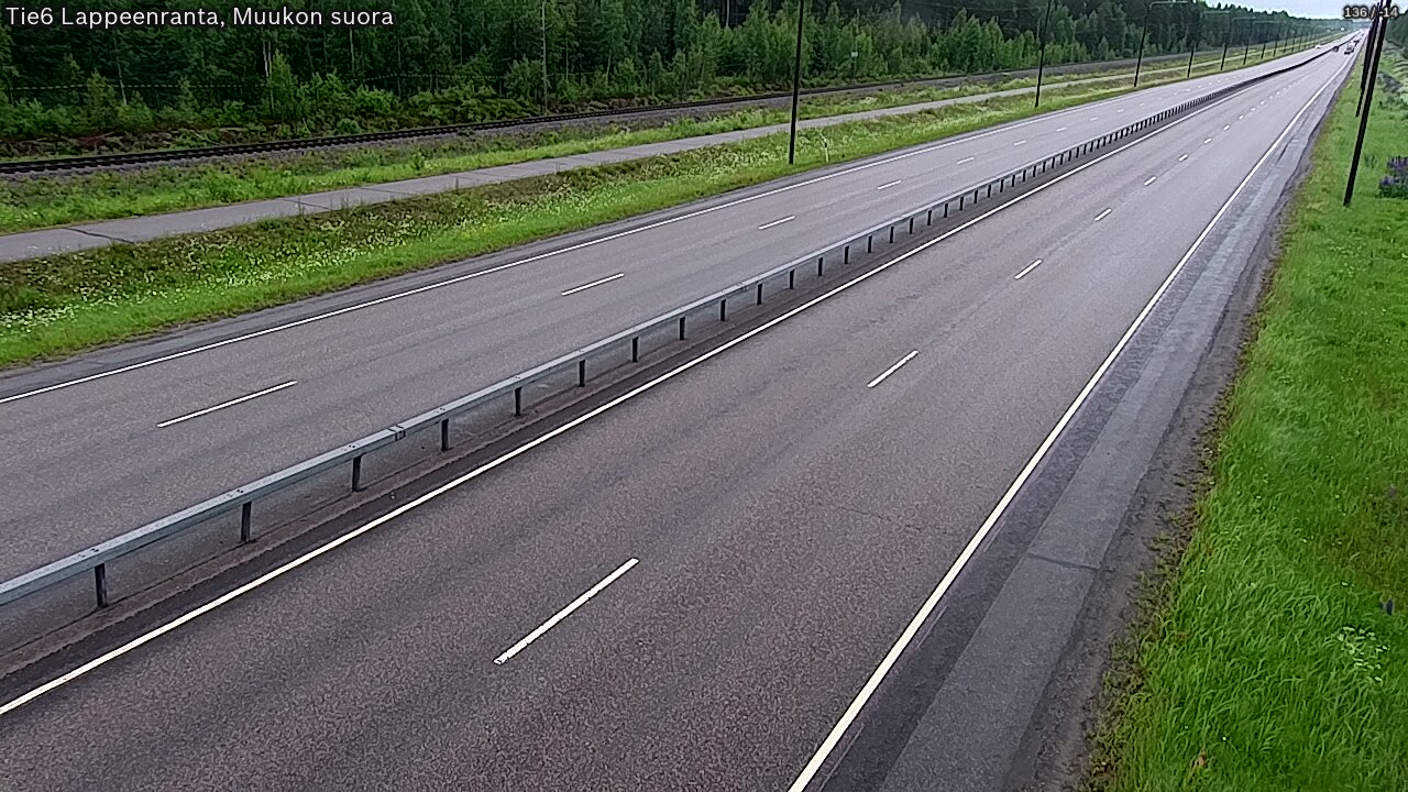 Kelikamerat Kuva Tie 6 Lappeenranta, Muukon suora, Lappeenranta, Etelä-Karjala