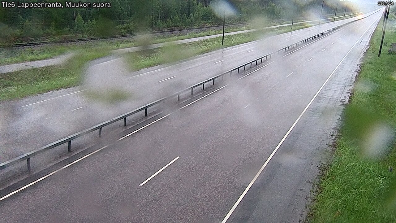 Kelikamerat Kuva Tie 6 Lappeenranta, Muukon suora, Lappeenranta, Etelä-Karjala