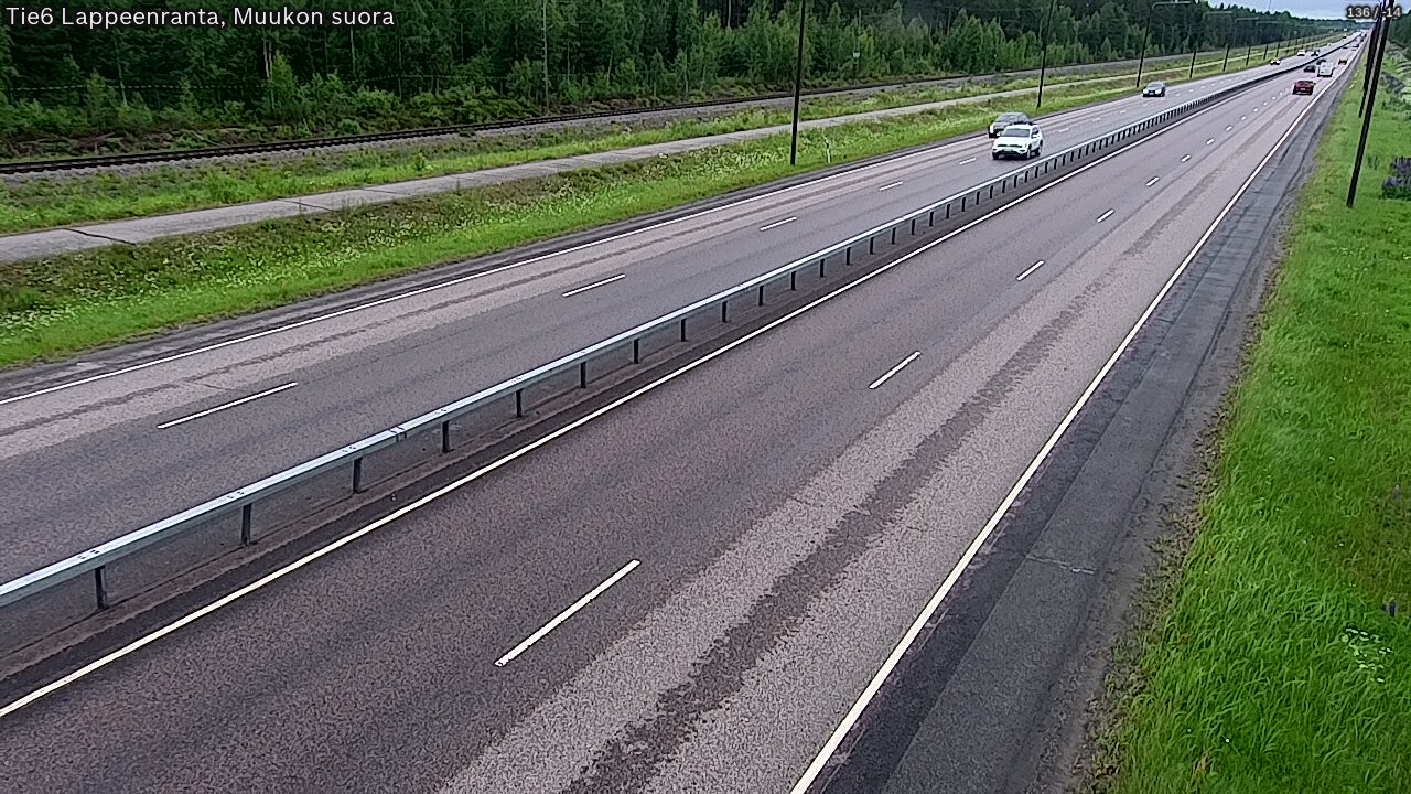 Kelikamerat Kuva Tie 6 Lappeenranta, Muukon suora, Lappeenranta, Etelä-Karjala