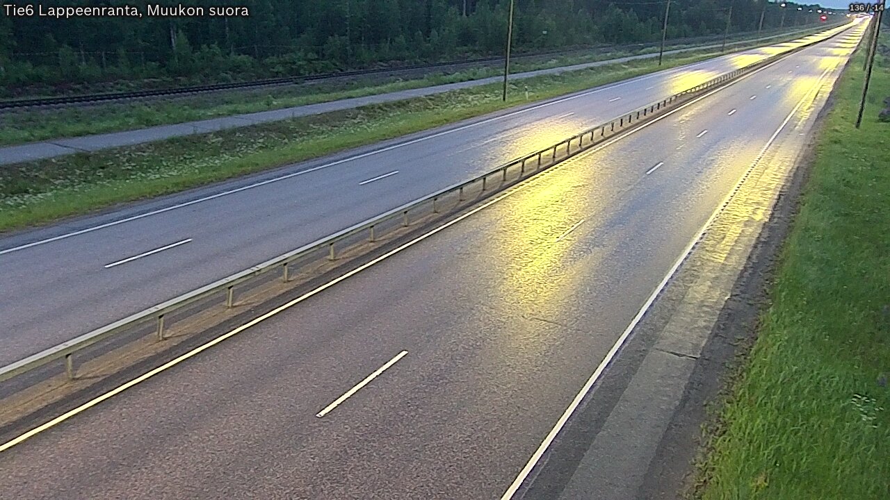 Kelikamerat Kuva Tie 6 Lappeenranta, Muukon suora, Lappeenranta, Etelä-Karjala