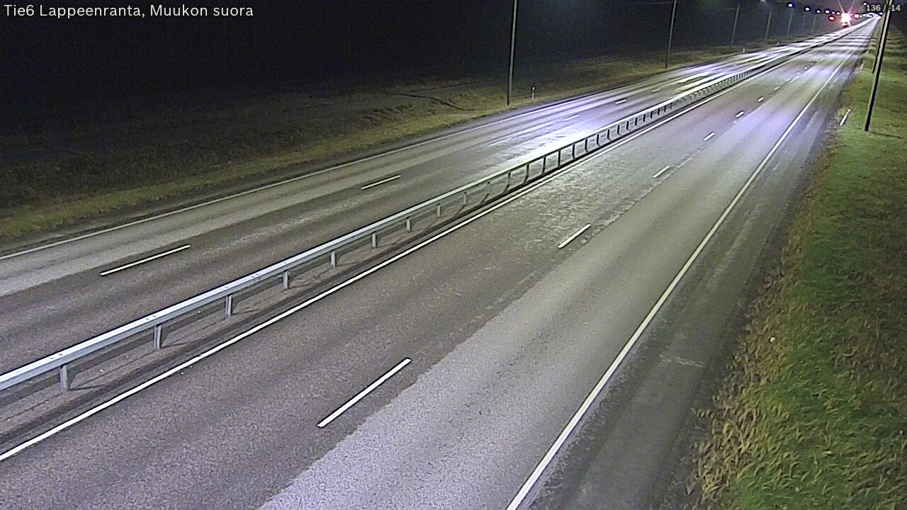 Weather Camera Image Tie 6 Villmanstrand, Muukko rakan, Lappeenranta, Etelä-Karjala