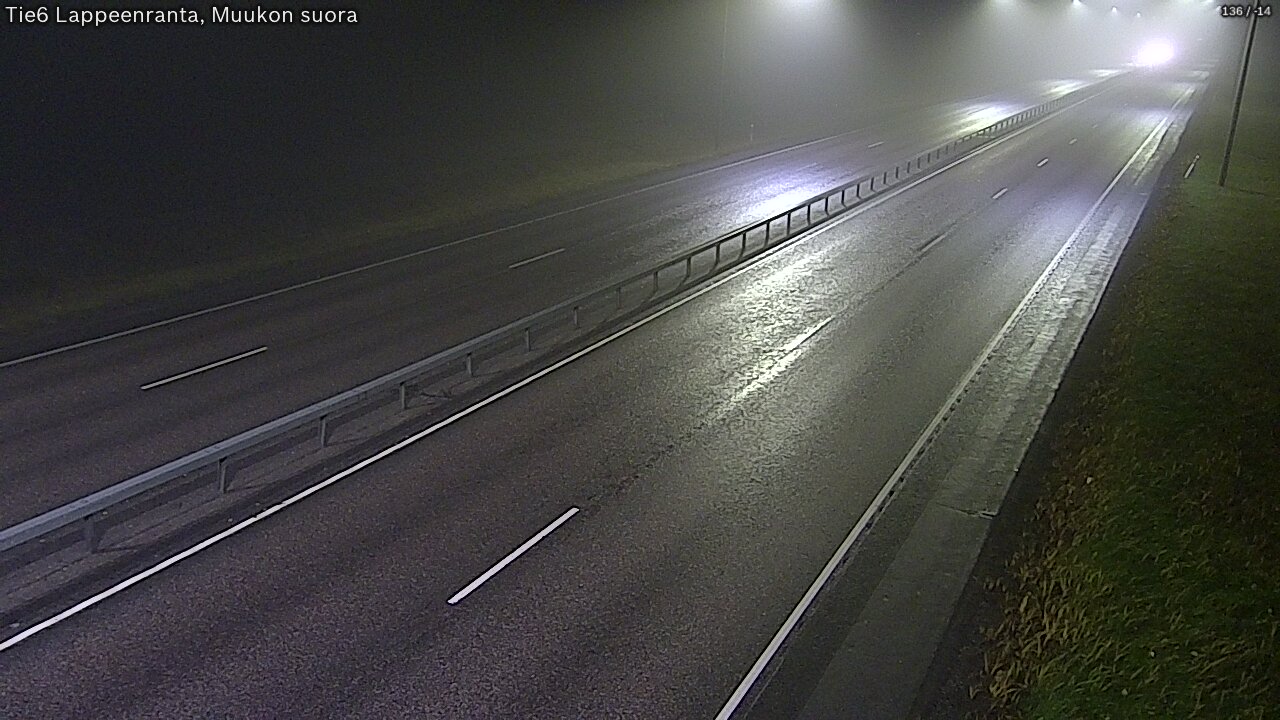 Kelikamerat Kuva Tie 6 Lappeenranta, Muukon suora, Lappeenranta, Etelä-Karjala