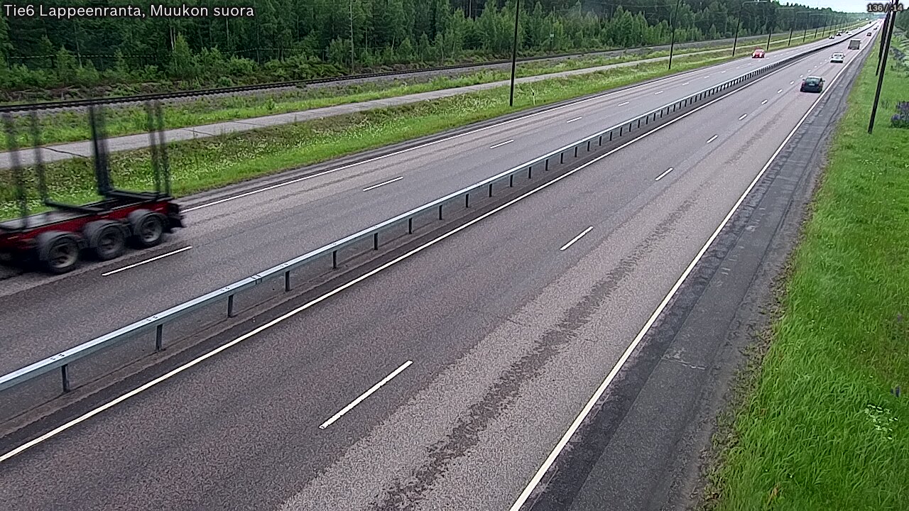 Kelikamerat Kuva Tie 6 Lappeenranta, Muukon suora, Lappeenranta, Etelä-Karjala
