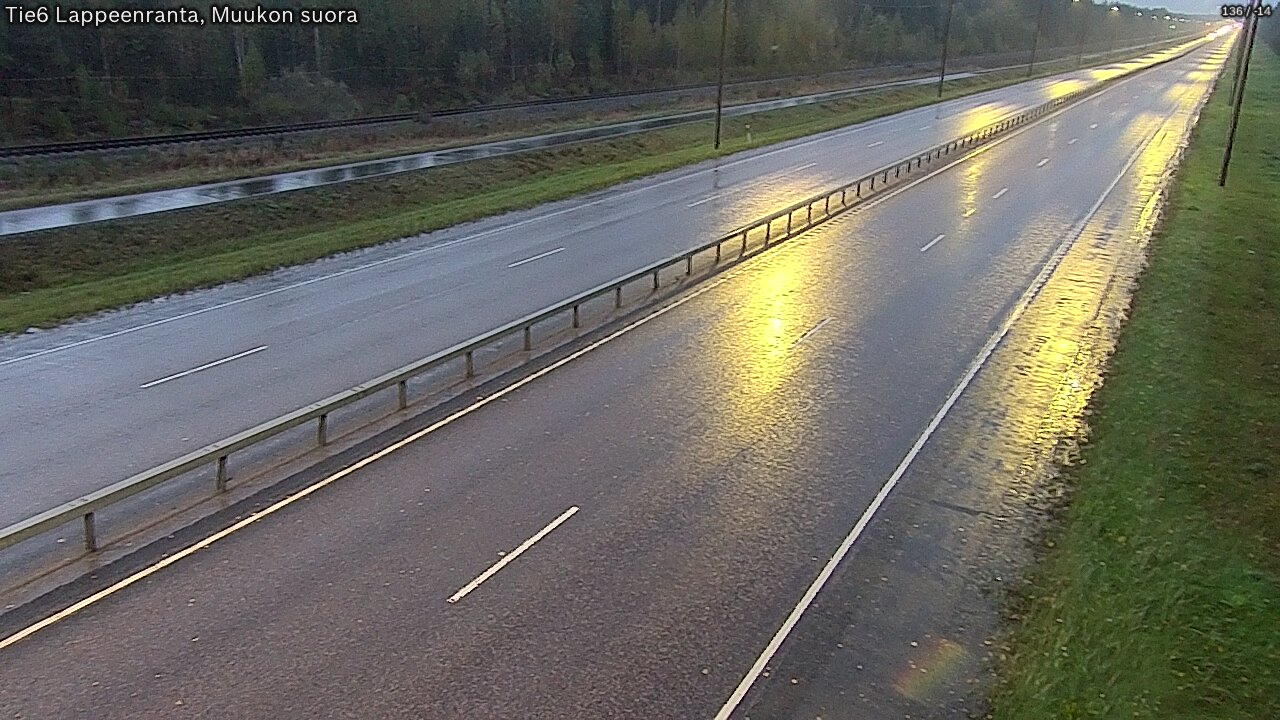 Kelikamerat Kuva Tie 6 Lappeenranta, Muukon suora, Lappeenranta, Etelä-Karjala