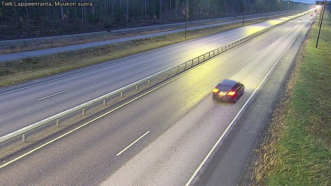 Kelikamerat Kuva Tie 6 Lappeenranta, Muukon suora, Lappeenranta, Etelä-Karjala